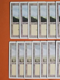 1994 MAGIC THE GATHERING REVISED PLAINS LAND LOT (39 CARD) LIGHT ▶ HEAVY PLAY - Image 2