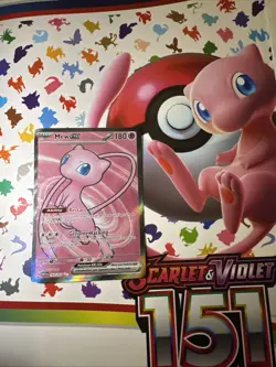 Pokemon Card - Mew ex Full Art Scarlet & Violet 151 193/165 Ultra Rare NM - Image 1