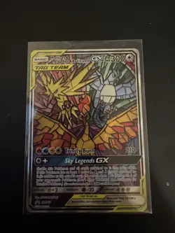 Pokemon TCG Moltres Zapdos Articuno GX SM210 Hidden Fate Promo Card NM Condition - Image 1