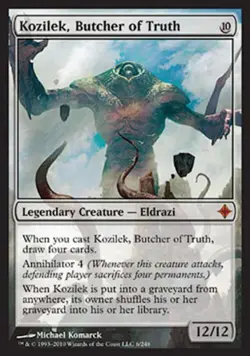 Kozilek, Butcher of Truth - Medium Play MTG Rise of the Eldrazi - Image 1