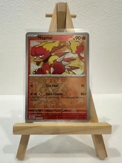 Magmar Reverse Holo NM 126/165 Scarlet & Violet 151 Pokemon Card - Image 1
