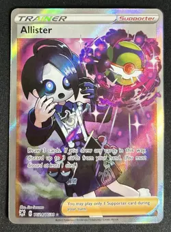 Allister TG24/TG30 Astral Radiance Trainer Gallery Holo Pokemon TCG Card NM - Image 1
