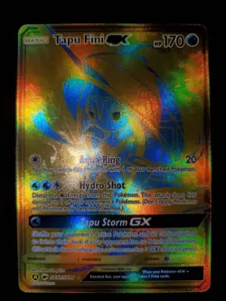 Tapu Fini GX SV92/SV94 Full Art Holo Pokemon TCG Hidden Fates Shiny Vault Card - Image 2