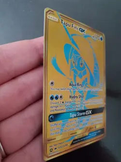 Tapu Fini GX SV92/SV94 Full Art Holo Pokemon TCG Hidden Fates Shiny Vault Card - Image 3