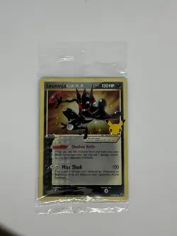 Pokemon Greninja Gold Star SWSH144 Celebrations Black Star Promo Card Sealed 4 - Image 1