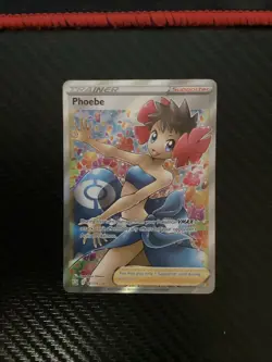 Pokemon TCG Phoebe Battle Styles Trainer Full Art Ultra Holo Card 161/163 NM - Image 1