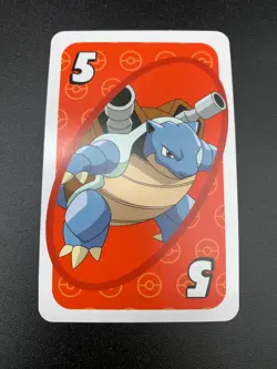 Blastoise # 5 Red Japanese Uno Deck Promo Rare Near Mint - Pokemon Card - NM - Image 1