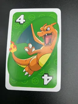Charizard - # 4 Green - Japanese Uno Deck Promo Rare Near Mint Pokemon Card - NM - Image 1