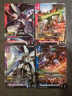 gundam card game dual impact mixed card lot- all legend rare NM - Image 1