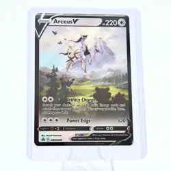 Pokemon TCG Arceus v SWSH204 Sword & Shield Promo Card Near Mint Condition - Image 4