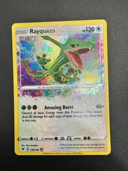 Pokemon Card - Rayquaza 138/185 Amazing Rare - Vivid Voltage - Image 1