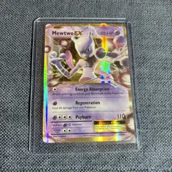 Pokemon Mewtwo EX TCG 52/108 XY Evolutions Extended Art Ultra Rare Holo Card - Image 1