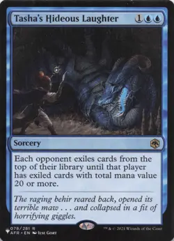 Tasha's Hideous Laughter The List Regular Rare #78 NM MTG - Image 1