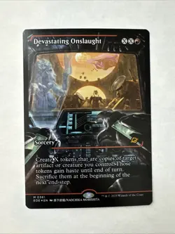 Devastating Onslaught Edge of Eternities Showcase Foil 361 Mtg Magic Eoe - Image 1