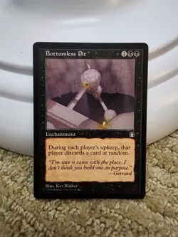 Bottomless Pit x1 Stronghold 1998 regular NM vintage MTG - Image 1