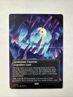 Gemstone Caverns (0151) (Borderless) Edge of Eternities Mtg Eoe - Image 1