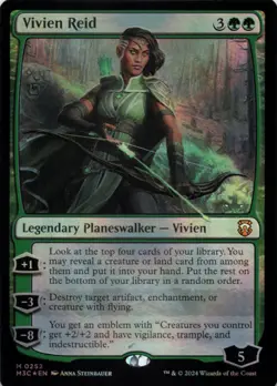 MTG Vivien Reid (Ripple Foil) Foil NM MH3 Commander - Image 1