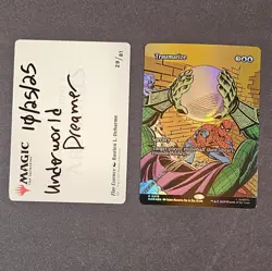 MTG Traumatize - Foil - Borderless, NM-Mint, English Marvel Eternal-Legal - Image 1