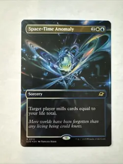Space-Time Anomaly (Borderless Foil) Edge of Eternities Rare Foil 315 Mtg Eoe - Image 1