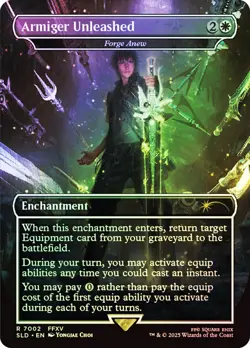 Armiger Unleashed - Forge Anew (Rainbow Foil) Secret Lair Drop Foil - Image 1