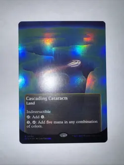 Cascading Cataracts (0050) (Borderless Foil) Edge of Eternities EOS Magic MTG - Image 1