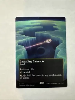 Cascading Cataracts (0050) (Borderless Foil) Edge of Eternities EOS Magic MTG - Image 2