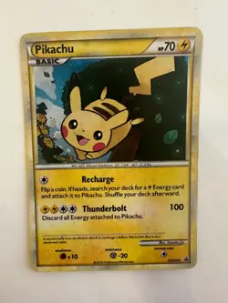 Pikachu HG5503 Holo Rare 2010 Black Star Promo - MP - Pokemon card TCG - Image 1