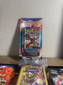 Pokemon TCG Steam Siege Pin Blister Pack Scizor Pin Factory Sealed 2017 Rare - Image 1