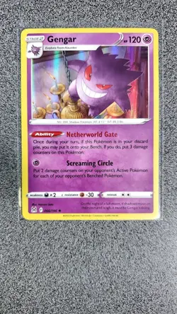 Pokemon TCG Gengar Sword & Shield - Lost Origin 066/196 Holo Holo Rare - Image 1