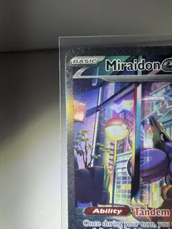 Pokemon TCG Miraidon EX Scarlet & Violet Base Set Holo Ultra Rare Card 244/198 - Image 2