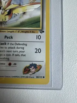 Koga’s Pidgey 1st Edition Gym Challenge 80/132 WOTC Vintage Pokemon - Image 5