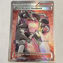Team Rocket's Handiwork - 124/124 - Fates Collide Pokemon - Dings SEE PICS - Image 1