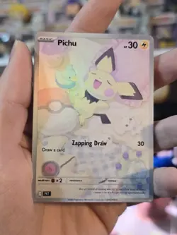 NEW! Pichu Pokemon TCG POCKET Illustration Rare *SEE DESC* - Image 1