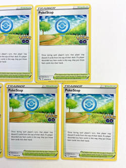 Pokemon Tcg Lot of 5 Stadium Trainer Poke'Stop Common - Image 3