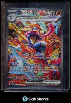 2024 POKEMON TWILIGHT MASQUERADE #214/167 GRENINJA EX SPECIAL ILLUSTRATION RARE - Image 1
