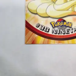 Ninetales #38 - Pokemon - Topps TV Animation - Black Logo - LP - Image 4
