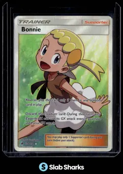 2018 POKEMON SUN & MOON FORBIDDEN LIGHT #128/131 BONNIE - Image 1