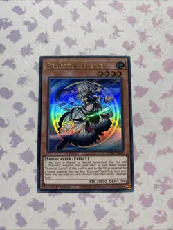 Dracotail Lukias JUSH-EN001 Ultra Rare 1st Edition NM Yugioh - Image 1