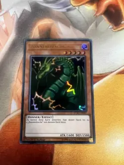 Thunder Dragon German Ultra Rare LCKC-EN067 DE067 Near Mint Yugioh TCG - Image 1
