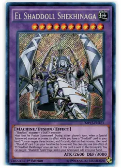 Yugioh! LP El Shaddoll Shekhinaga - MP15-EN161 - Secret Rare - 1st Edition Light - Image 1