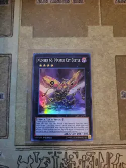YUGIOH TCG NUMBER 66: MASTER KEY BEETLE MP14-EN099 SUPER 1ST EDITION NM - Image 1