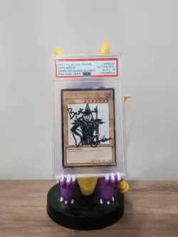 Dark Magician JUMP-EN049 Shonen Jump Promo Limited Edition Yu-Gi-Oh! Auto PSA 10 - Image 1