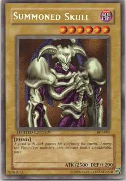 1996 TCG LIMITED EDITION SUMMONED SKULL HOLO RARE #BPT-002 - Image 1