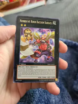 Yugioh Number 64: Ronin Raccoon Sandayu SHSP-EN051 1st Rare - Image 1