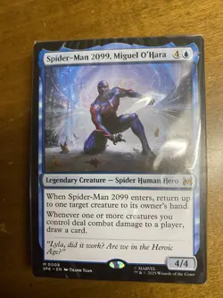 MTG 30 Card Welcome Deck BLUE Spider-Man 2099 Miguel O'Hara - SEALED - Image 1
