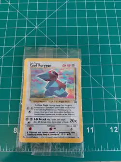 Cool porygon Pokemon Card Blackstar Promo holo 15 Sealed but Damaged - Image 1