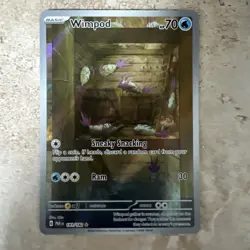 Pokemon TCG Wimpod 191/182 Sv04: Paradox Rift Holo Illustration Rare Card - Image 1