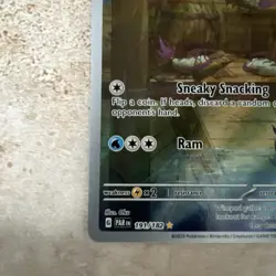 Pokemon TCG Wimpod 191/182 Sv04: Paradox Rift Holo Illustration Rare Card - Image 5