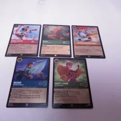 Disney Lorcana Azurite Sea League Promo Card Set - Bucky, Minnie Mouse, Wasabi - Image 1