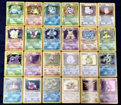 Original Pokemon WOTC TCG Cards, Base Jungle Fossil, 1-151 Set Complete 24 HOLOS - Image 1